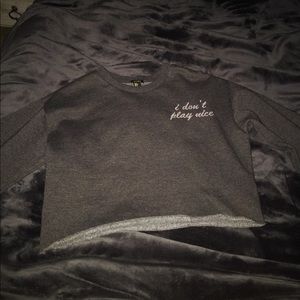 i don't play nice sweater